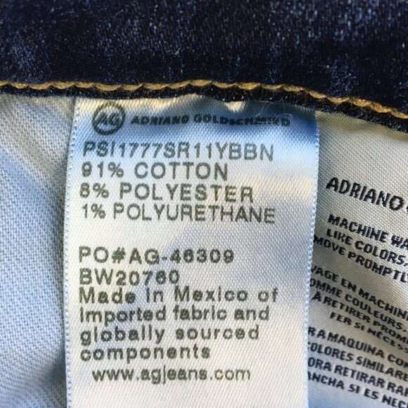 AG Denim Farrah High Rise Skinny Ankle Jeans Size 28 EXCELLENT Condition - Picture 10 of 10